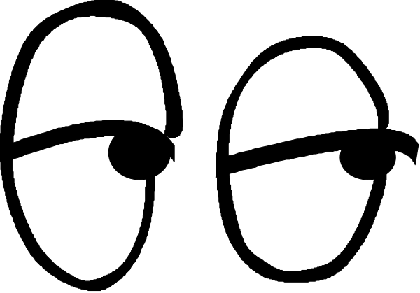 The image shows a gray background with two black rectangles of varying sizes positioned vertically next to each other on either side; there is no text present in this clip-art image.