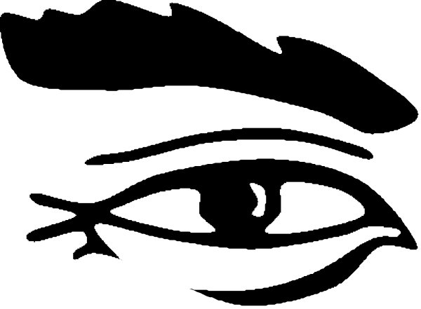 The black and white silhouette of a person's head with eyes closed against an indistinct background.
