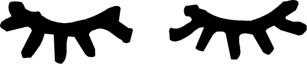 The image shows a gray background with two black lines that appear to be parallel but slightly curved at their ends, creating an optical illusion of depth in what seems like a 2D space. There is no text present on this clip-art image. It's minimalistic and abstract art style without any objects or actions depicted within it. The setting appears flat with the two lines as its main feature.