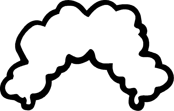 The black and white silhouette of a person's face with closed eyes on what appears to be an abstract background.