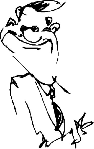 The image shows a black and white photo of an animal with its head cut off at both ends by two different photos on either side.