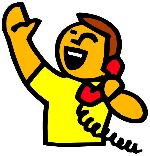 The image shows a cartoon of an animated character with yellow hair holding up their hand as if waving to someone off-camera while wearing a red tie around its neck.