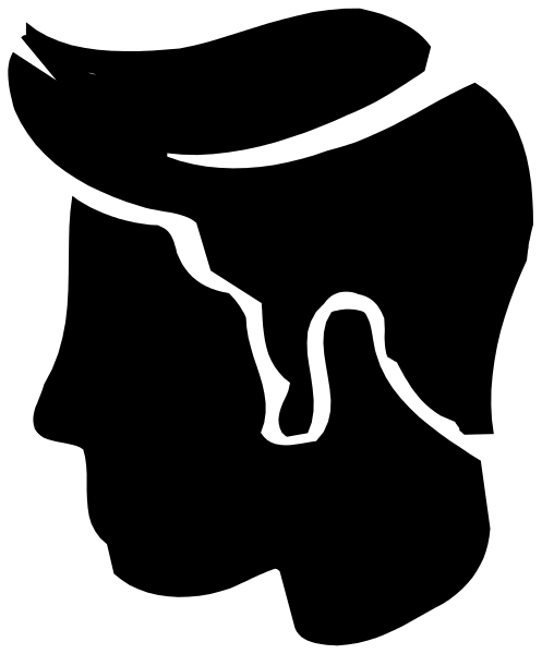 The image shows a black screen with white lines creating an abstract pattern that resembles a pixelated representation of something dark in color against a lighter background on its left side.