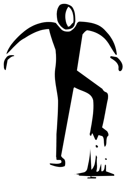 The image shows a black candle with white stripes on it against an alternating dark gray background that transitions from light to dark as you move across each frame of this gif-like animation.