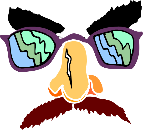 The image shows a cartoon of an anthropomorphic dog wearing sunglasses with purple frames, sporting a mustache, holding what appears to be a banana in its mouth as if it's smoking and has just exhaled smoke from one end into another, set against a black background.