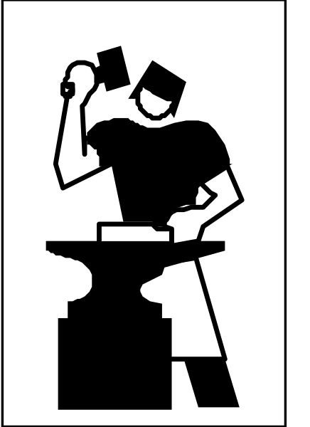 The black and white logo features a silhouette of an athlete holding two trophies with their hands on hips in front of them; one is standing behind another that has its arms crossed over it.