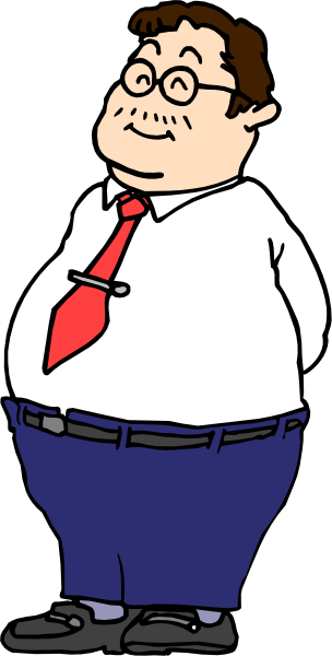 The image shows a cartoon of an overweight man with glasses standing next to another character who is wearing blue jeans and has red hair; both characters appear to be in front of a building that resembles a house, suggesting this might represent a neighborhood scene or perhaps even a comic strip panel from "The Simpsons."