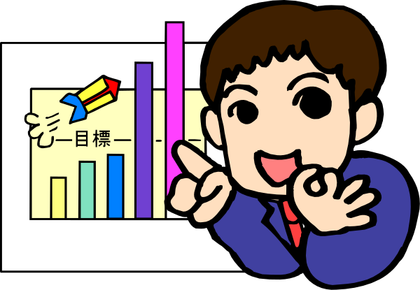 The cartoon shows a character pointing at graphs on a computer screen with various charts displaying data points; there's also an animated hand gesture indicating excitement or emphasis in front of the screenshot.