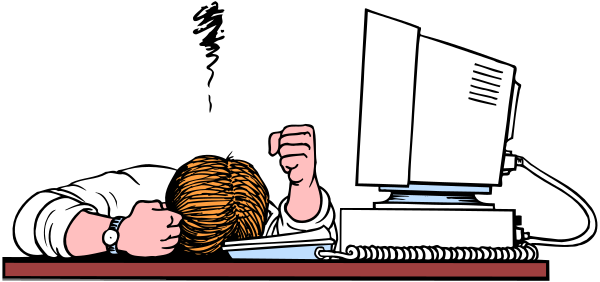 The black and white illustration shows a man lying on his stomach with arms crossed over him while looking at something off-frame to his right; he is wearing glasses and has short hair. He appears relaxed but focused, as if in deep thought about an important matter or problem that requires concentration.