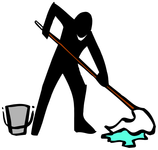 The black and white cartoon shows a golf club with an ice cream cone on top of it being swung at another object that is partially visible in front of two cups; there's also water dripping from something above, but no other details can be discerned due to low resolution or cropped image.