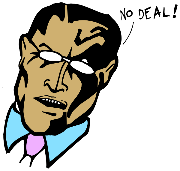 The image shows a black and white illustration of two animated characters: on the left is an older man with glasses wearing a suit; he has gray hair and appears to be in his 60s or 70s, smiling slightly as if posing for a portrait. On the right side there's another character who seems younger than the first one but still middle-aged, also dressed formally like the older man with glasses. This second figure is wearing sunglasses and has dark hair; he appears to be in his 40s or early 50s, looking