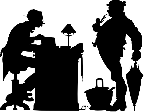 The image shows a black square with an abstract pattern inside it against a dark background.
