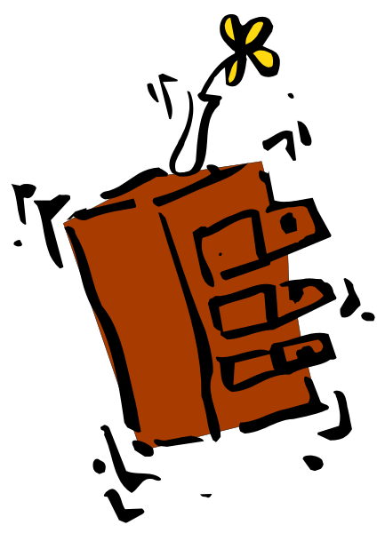 The image shows a black and white illustration of an open book with pages facing outward on what appears to be a dark background.