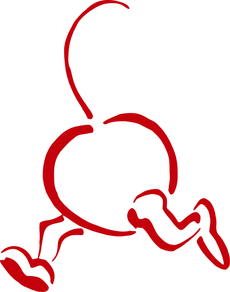 The image shows a red apple with two bites taken out of it against an unidentified background.