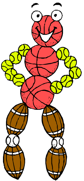The image shows a cartoon character that resembles an anthropomorphic lobster with humanoid arms standing upright on two legs in front of what appears to be a green plant.