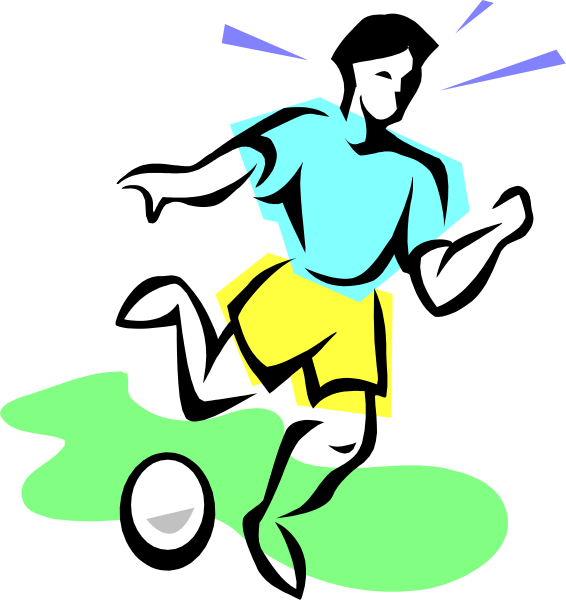 The image shows a sequence of three panels with cartoon illustrations:

1) A person is standing on top of an object that resembles a green ball in mid-air above another similar object, which appears to be lying flat and has been kicked or hit by something offscreen; the background is black.
2) The same character from panel 1 now lies prone with their head resting against what seems like a wall of ice cream cones that are stacked vertically in various shades of blue-green, yellow, orange, red and green colors on top of