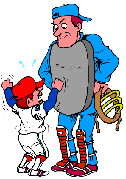 The cartoon shows a man holding an umbrella over his head while another person is standing next to him with their arms crossed in front of them; both characters appear surprised by something happening off-frame.