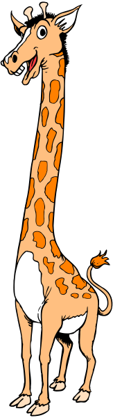 The image shows a giraffe standing next to an open door with its head sticking out of it.