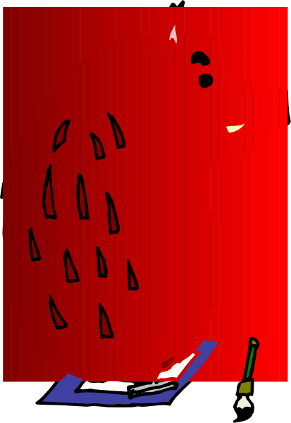 The image shows a red background with black silhouettes of birds flying towards it from various directions; there is also an open book on top right corner.