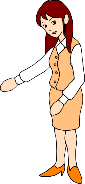 The image shows a cartoon of an animated character standing against a black background with their arms crossed over them while wearing orange shoes; there is no text present in this clip-art illustration.