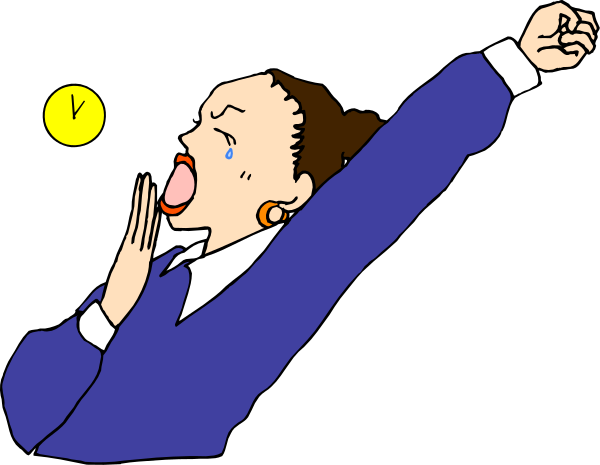 The cartoon shows a woman with her hand on her mouth as if she's shouting into it; there is an animated yellow ball flying towards her face from above left corner of image.