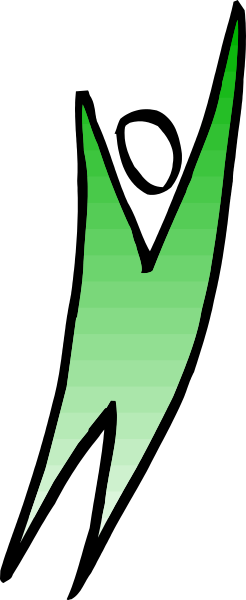 The image shows a pixelated graphic of an alien character with large eyes standing next to what appears to be a green plant in front of it.