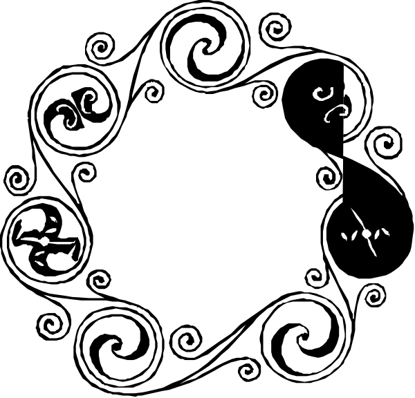 The black background of a computer screen with white text that reads "hello world" on it.