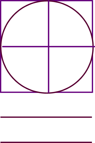 The image shows a target with concentric circles inside it against an abstract background that resembles a compass rose design on a light gray surface.