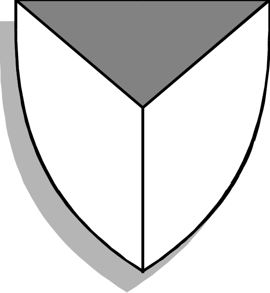 The image shows a shield with an open book symbol on it next to what appears to be a flagpole.