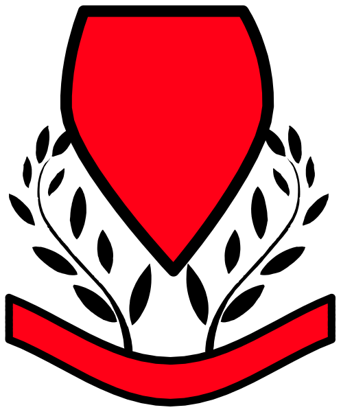 The image shows a red heart shape with an eye inside it on top of what appears to be a black background.