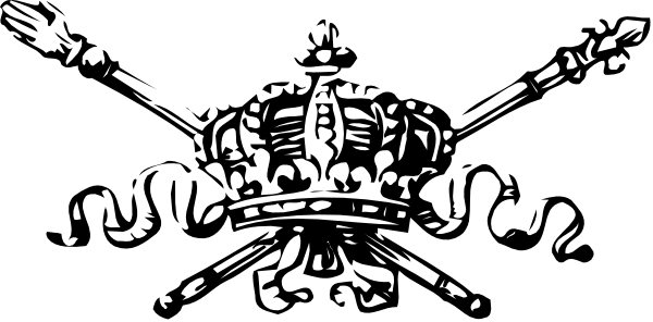 The black and white silhouette of a person playing an instrument with their hands on top of it.