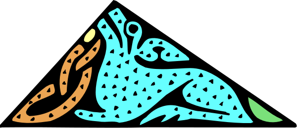 The image shows a cartoon frog with an open mouth holding something green that resembles food; it is set against a plain background without any other discernible elements present in this small clip-art format.