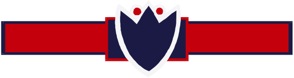 The image shows a logo with text that reads "Indiana State" on top of two horizontal bars; there is also an emblem resembling a shield in between these bars featuring what appears to be three stars and possibly other decorative elements, all set against a red background within the confines of a gray border.