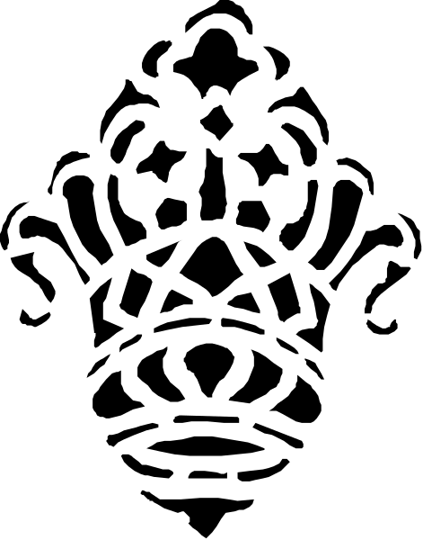 The image shows a black and white striped pattern with no discernible content within it.