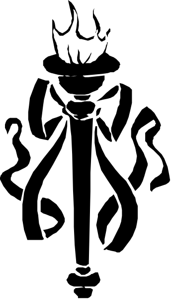 The image shows a black and white pixelated representation of an abstract figure with geometric shapes against a dark background on what appears to be a computer screen.
