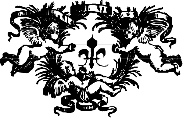 The black and white photo shows a close up of an intricate metalwork design featuring what appears to be gears with teeth on one side and smooth surfaces on another, possibly suggesting machinery or mechanical parts within it.