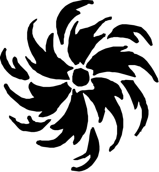 The image shows a simple black and white line drawing of two rectangles connected by an arrow pointing from left to right with no additional details provided about any other elements in this clip-art representation.