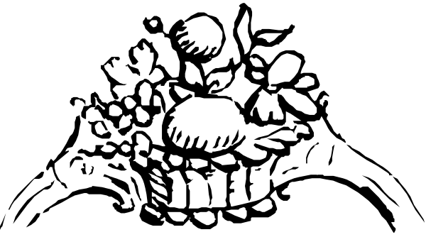 The black and white logo features a gift box with an apple on top of it next to some flowers.