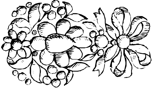 The black and white illustration shows a fish with bubbles around it swimming underwater near plants on the bottom left corner of an image that has been overlaid onto another picture to create this clip-art effect, which is set against a dark background.