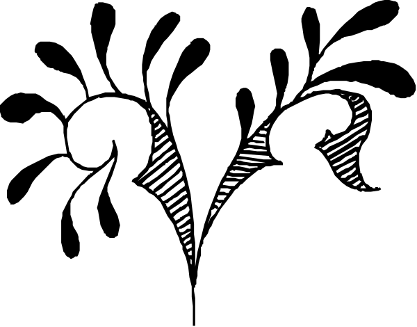 The black and white silhouette of a person's head with an abstract design behind it on what appears to be a dark background.