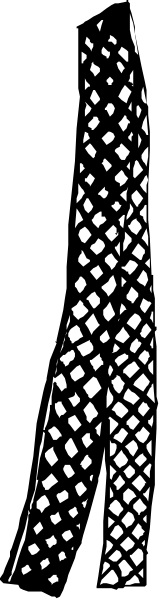 The black and white photo shows a tall building with many windows on its side.