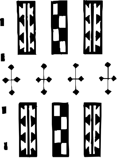 The image shows a black and white pixelated pattern with no discernible content to identify any particular object, person, animal, action, or setting within it.