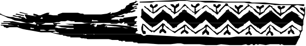 The image shows a black line on an otherwise gray background with no other discernible features to identify any object, person, animal, action, or specific setting.