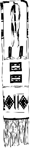 The image shows a black and white photo of an object with two distinct parts: on top is what appears to be a person's head wearing glasses; below it seems like there might be some sort of mechanical device, possibly related to music given its shape resembling that of musical instruments or equipment.
