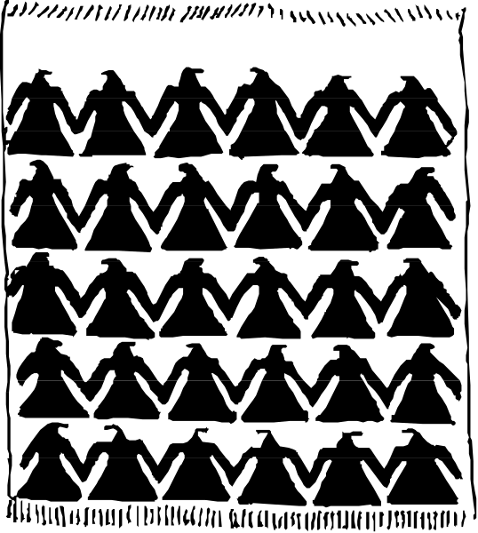 The image shows a black screen with white text that reads "Hello World!"