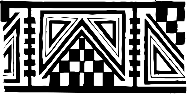 The image shows a black and white graphic with an abstract design that includes geometric shapes resembling letters "A" and "E," possibly representing a logo for A&e clothing brand.