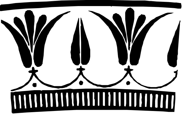 The image shows a black and white pattern of lines that resemble musical notes on staff paper against a dark background with no other discernible content visible in this small clip-art format.