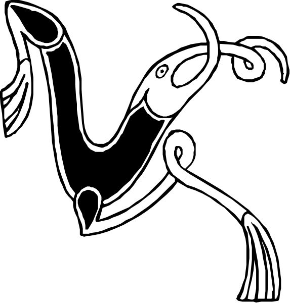 The images show a stylized depiction of an octopus with tentacles spread out against two different backgrounds: one is black and white while the other has shades of blue-green coloring, suggesting watery environments for each respective image.