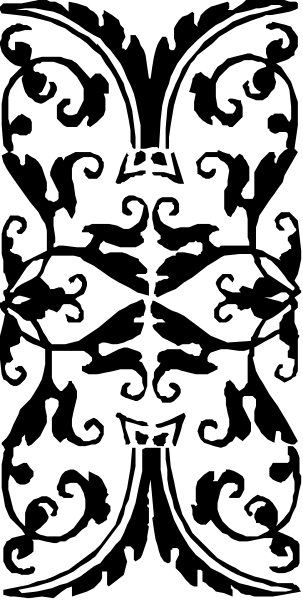 The image shows a black and white photo of an object with two distinct parts: on top is what appears to be a darker shade resembling a headband or hat brimming downwards; below it, there's another part that looks like a cylindrical container or vase.