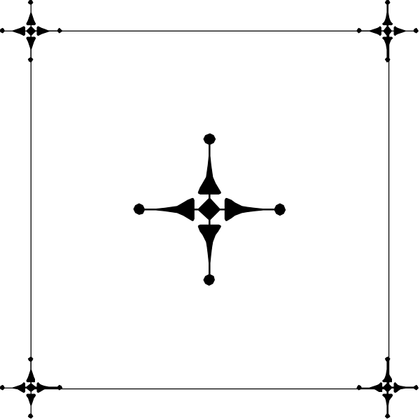 The black background of a computer screen with no visible content on it.